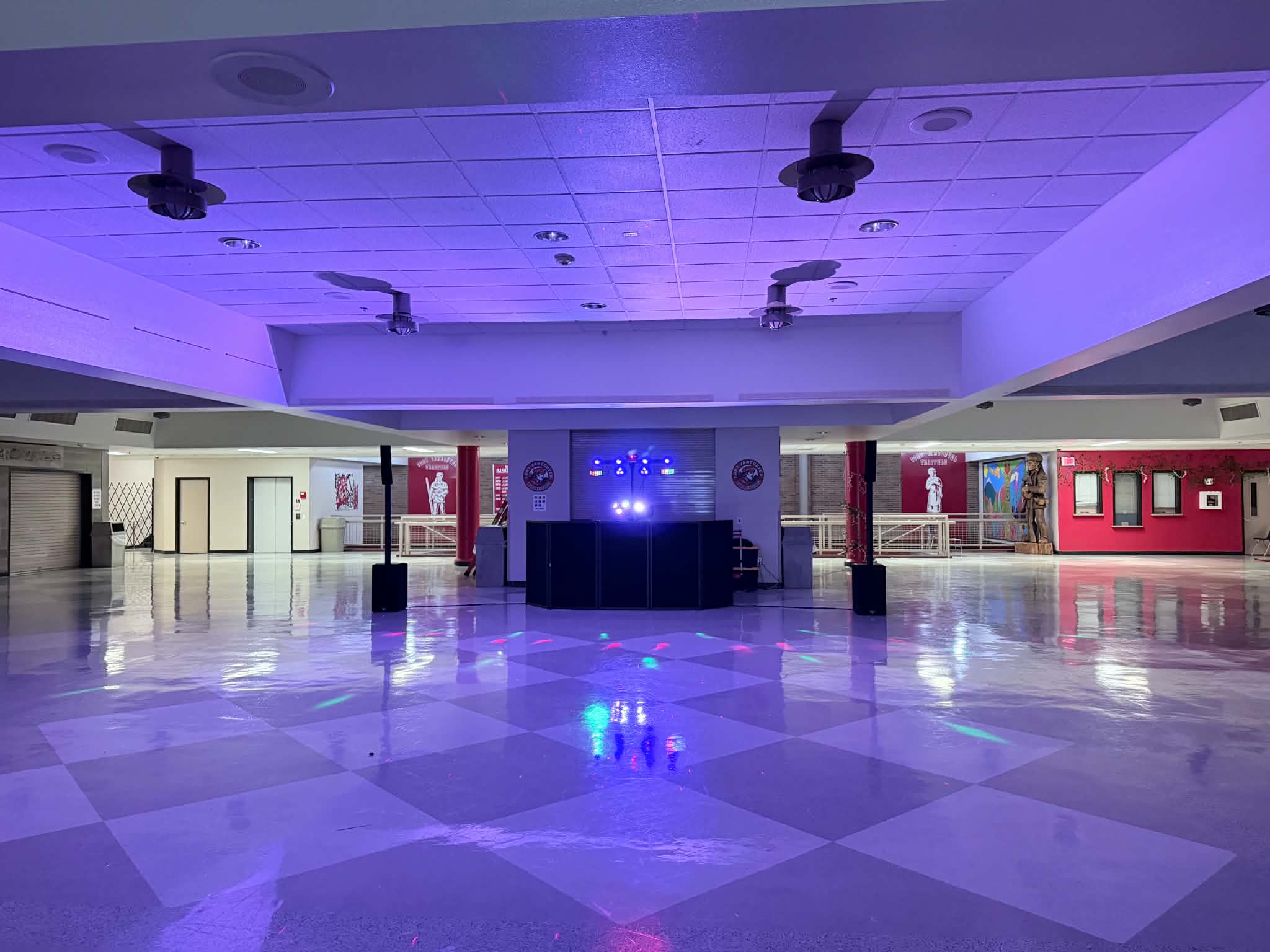 DJ Vic DJing homecoming